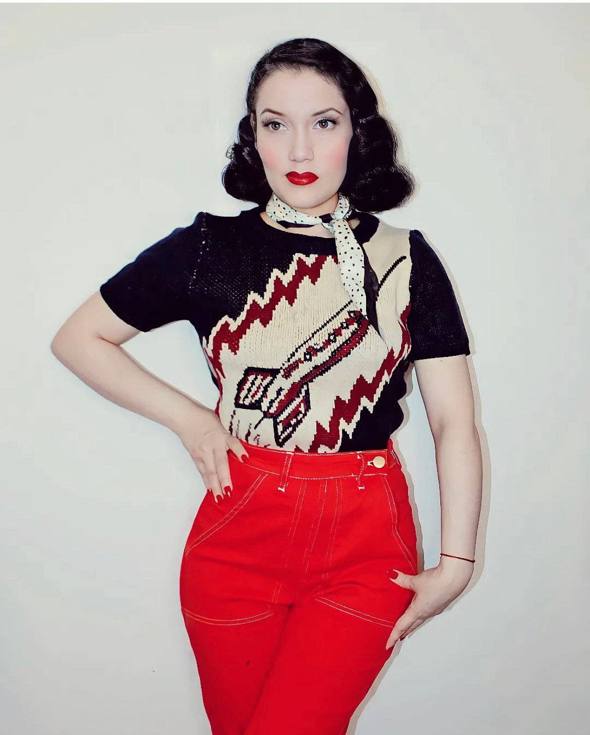 Till Månen Rocket Tröja - Svart