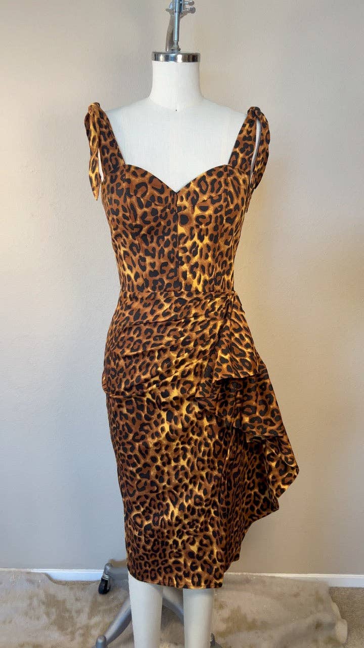 Bora Bora sarongklänning: LEOPARD