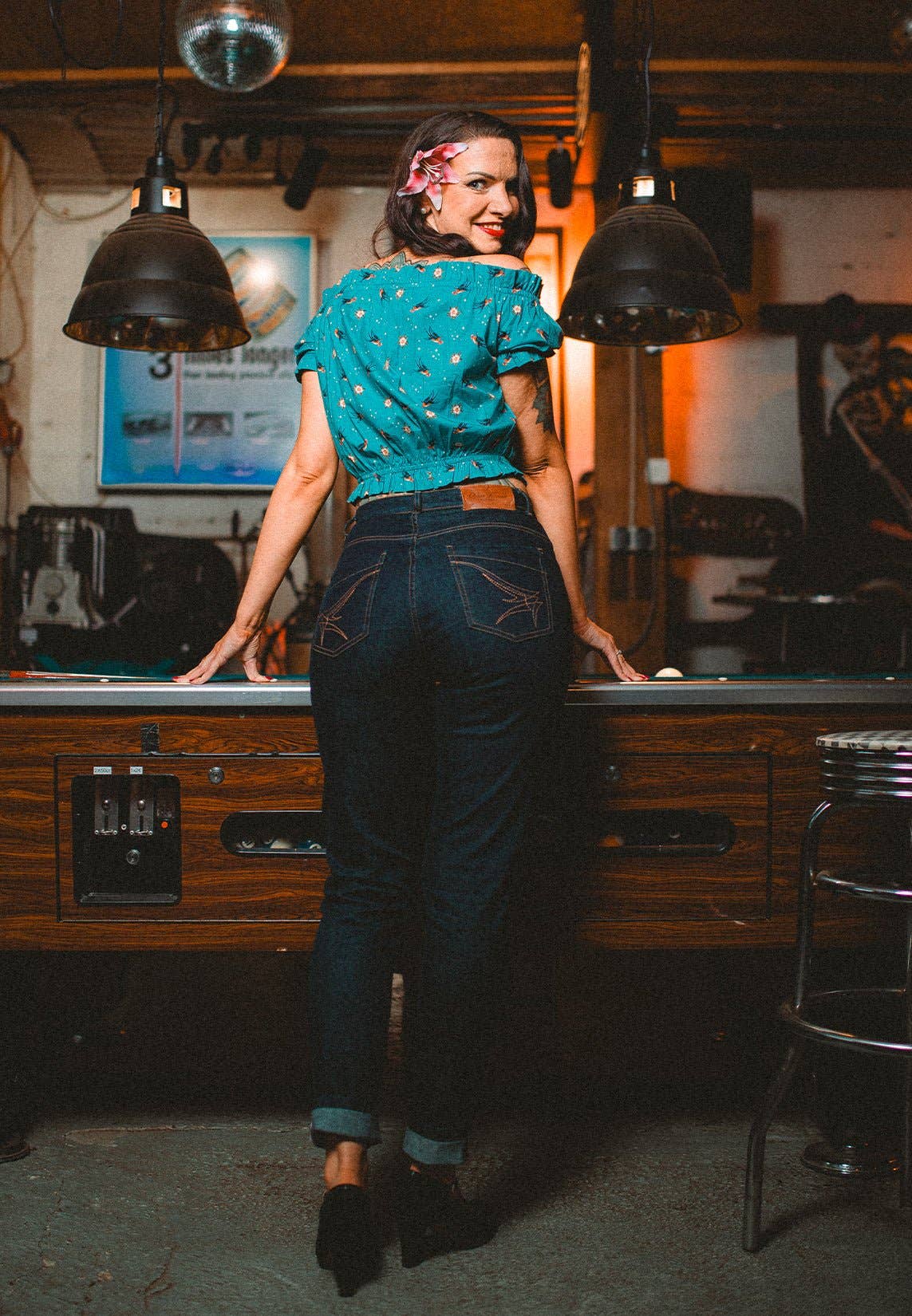 Kort topp "Oldschool Tattoo"