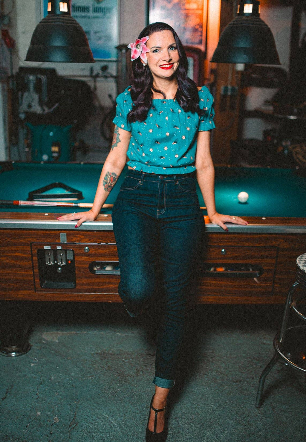 Kort topp "Oldschool Tattoo"