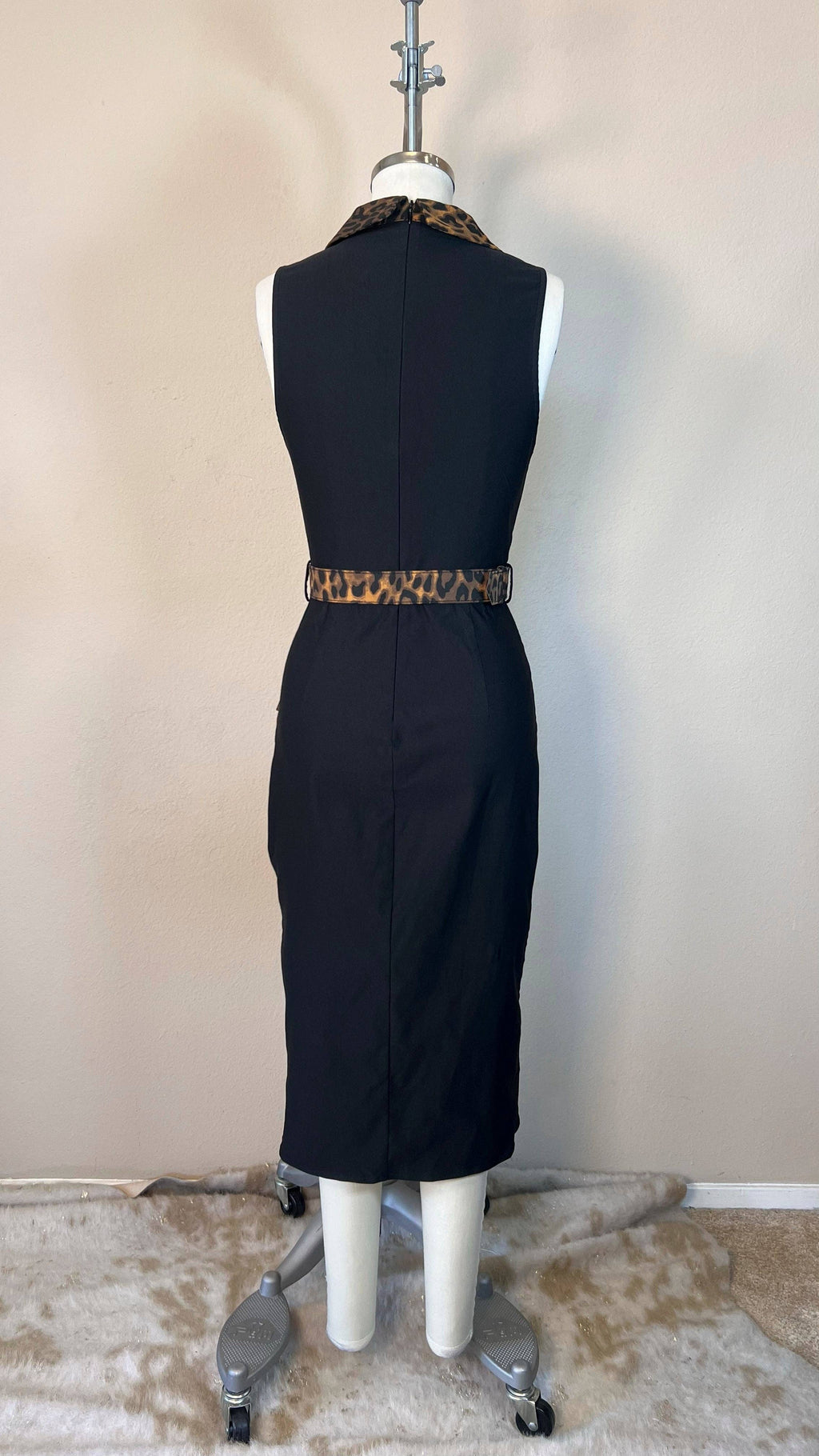 Havana Nights Faux Wrap Klänning