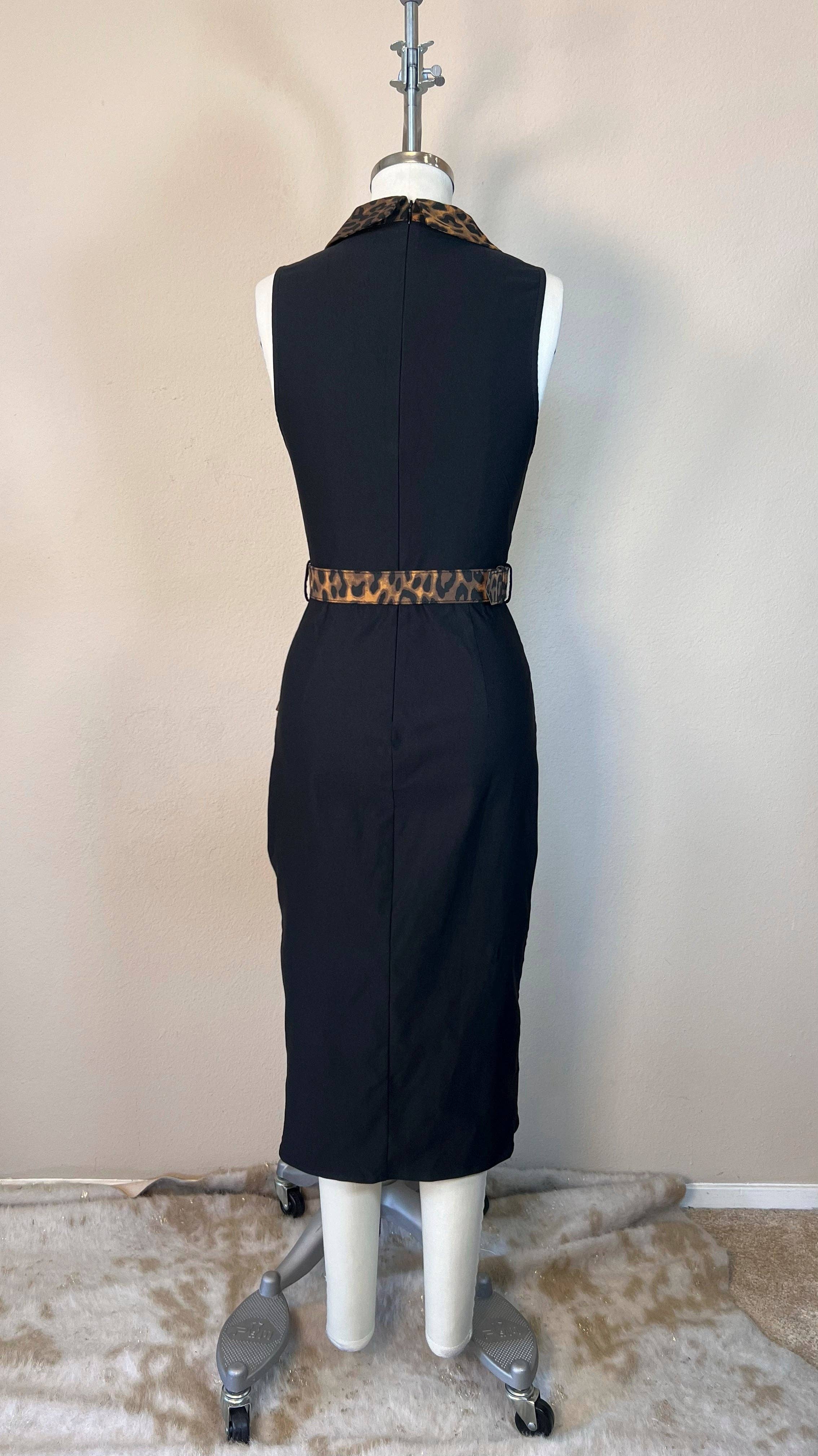 Havana Nights Faux Wrap Klänning